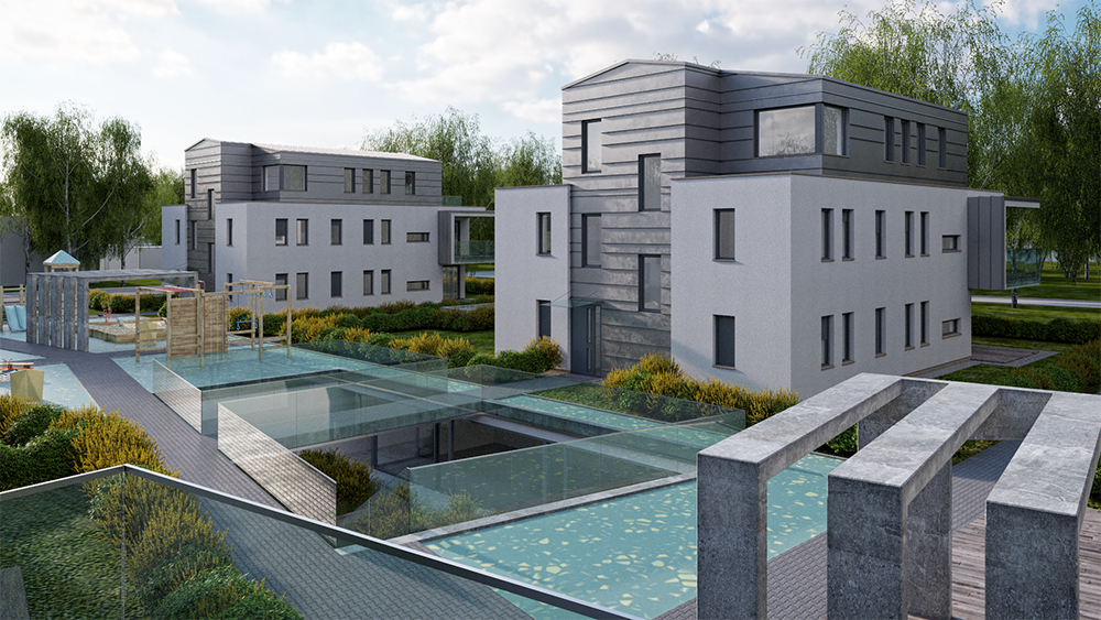 Villa Széplak, 32 lakásos lakóépület kép - Tarjányi Ákos építészmérnök