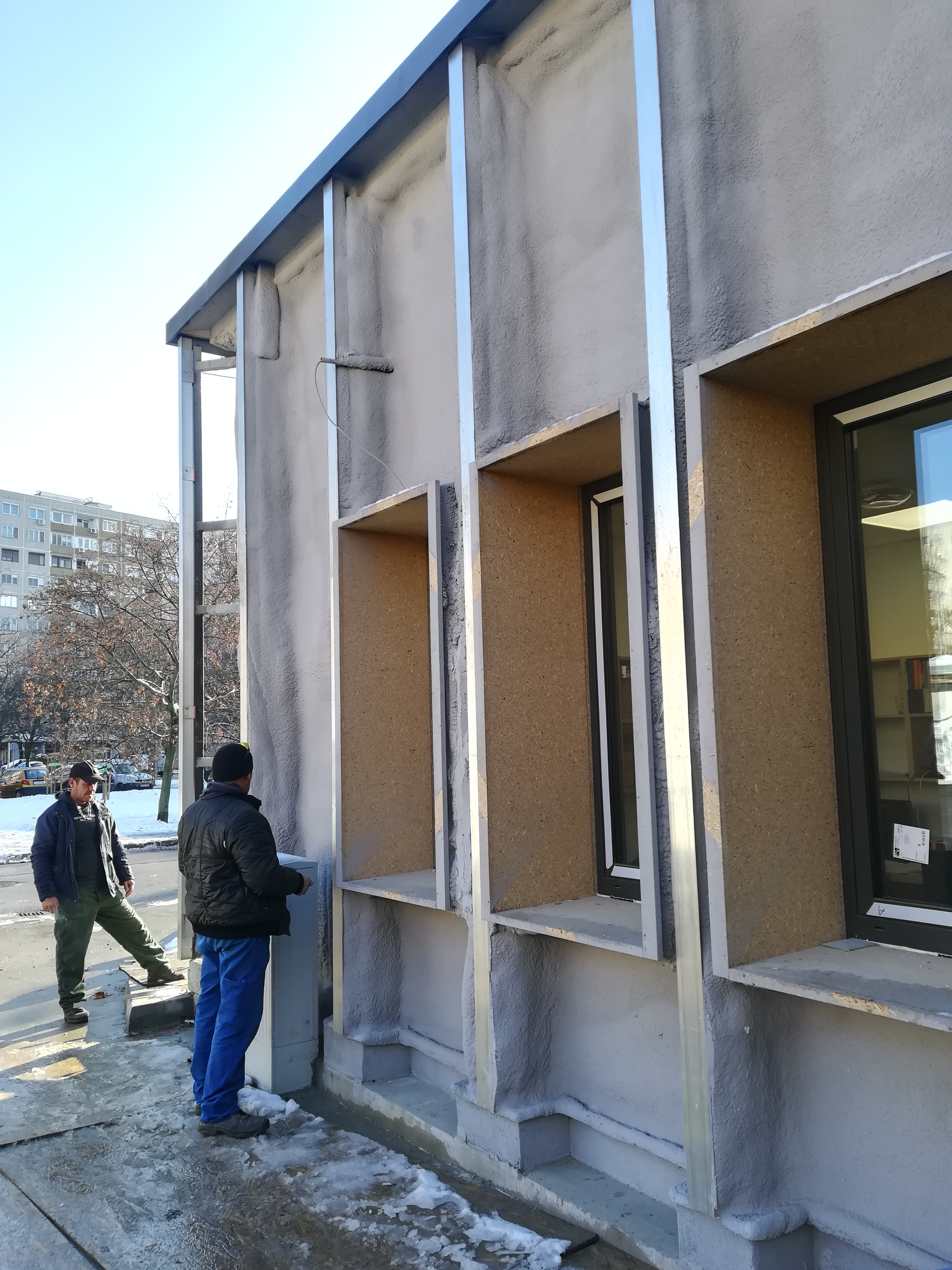 Heltai Jenő tér, élelmiszerüzlet felújítása, Budapest, III. kerület kép - Tarjányi Ákos építészmérnök